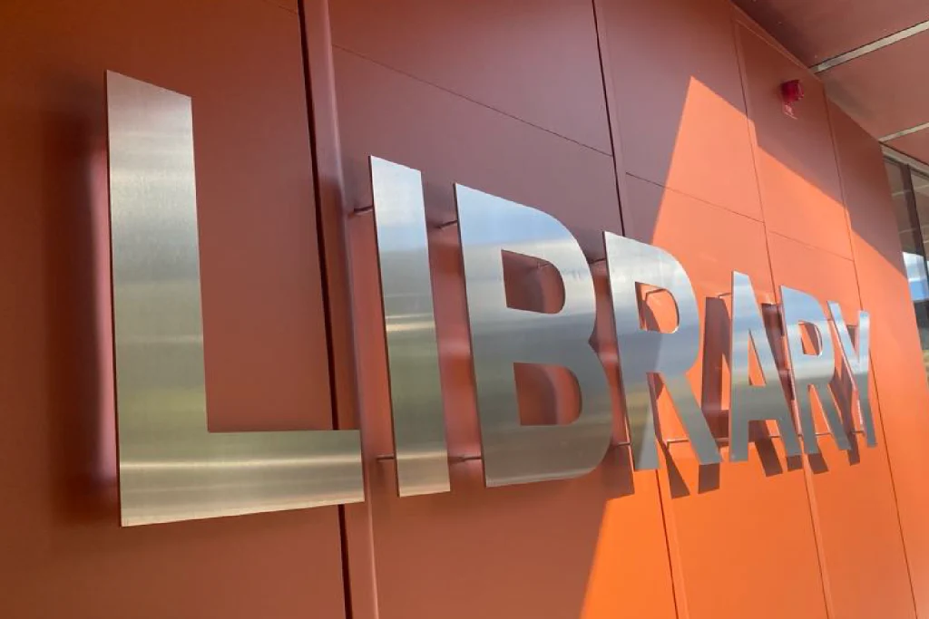 Tas Library Signage -Rapid Signs and Graphics Tasmania
