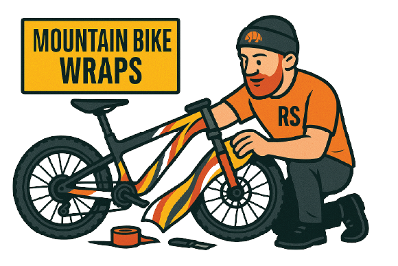 Mountain Bike Wraps at Rapid Signs and Graphics