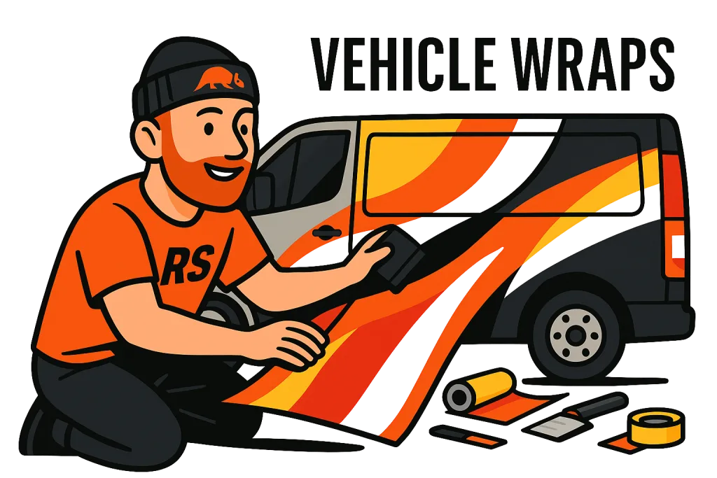 Vehicle wrap Services at Rapid Signs and Graphics